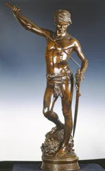 David mit dem Kopf Goliaths, um 1872